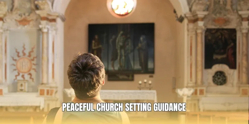 Peaceful church setting guidance