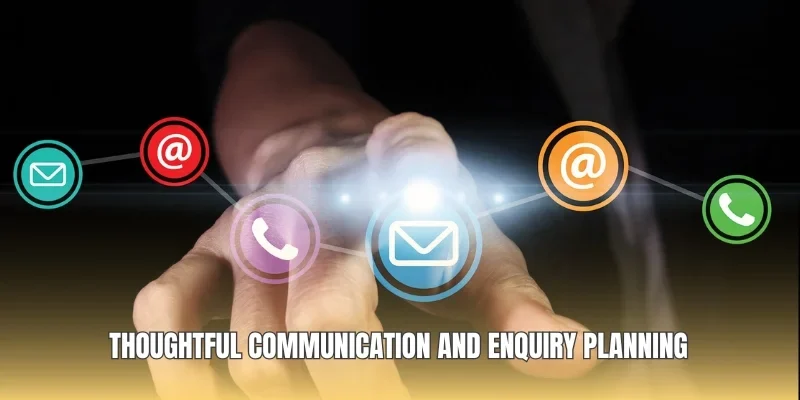 Thoughtful communication and enquiry planning